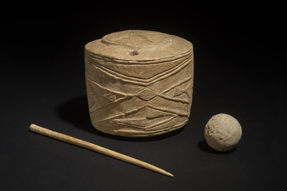 La escultura de 5.000 años de antigüedad tallada en roca de tiza