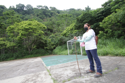 Hecho. Patricia Amores es una de las residentes que no permitirá que se toque este pulmón natural.