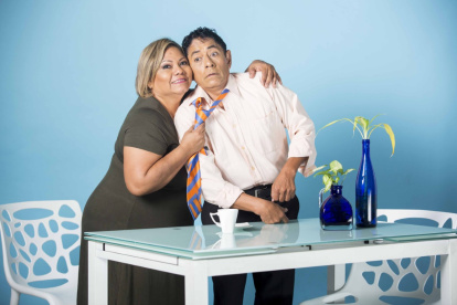 Miriam Murillo y Augusto Enríquez, una de las parejas más estables del medio artístico en Ecuador.