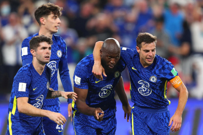 Los jugadores del Chelsea sufrieron para quedarse con el título del Mundial de Clubes.