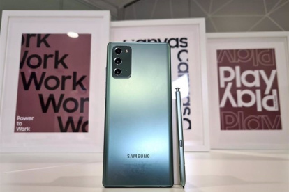 Foto de archivo del Samsung Galaxy Note 20