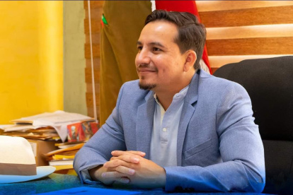 Jonnatan Molina, alcalde de Balao. Electo en 2019.