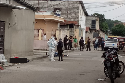 En el sitio, agentes policiales encontraron ocho indicios balísticos