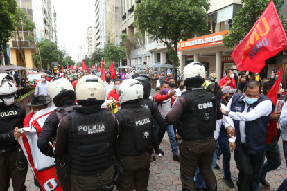 Una de las marchas organizadas por UNES el año pasado.