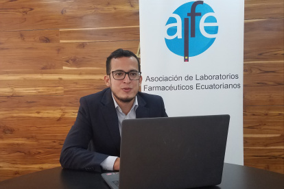 Miguel Palacios, director ejecutivo de la Asociación de Laboratorios Farmacéuticos del Ecuador (ALFE).