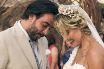 La alcaldesa Cynthia Viteri junto a su esposo, Juan Carlos Váscones