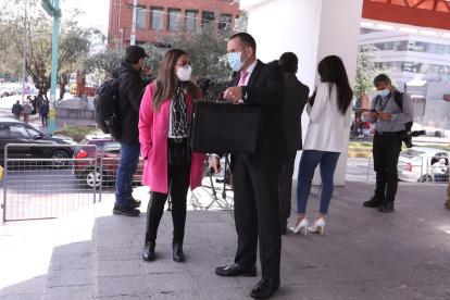 Corte. La audiencia del caso Singue no se pudo dar porque Wilson Pástor, exministro de Correa, contrató como abogado a último momento a Juan Pablo Albán.