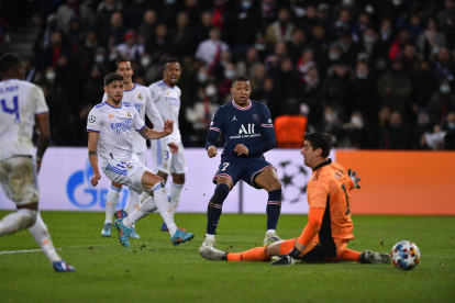 El 7 del PSG, Kylian Mbappe, hizo el gol del 1-0 en el minuto 93 del partido.
