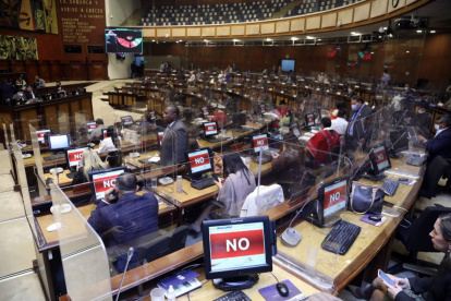 Votación. El Pleno rechazó con 92 votos el informe de Fiscalización.