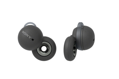 Auriculares LinkBuds con diseño en forma de anillo abierto.