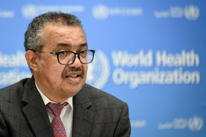 El etíope Tedros Adhanom Ghebreyesus, máximo responsable de la Organización Mundial de la Salud (OMS)