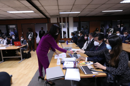 En la Corte Nacional de Justicia se instaló la audiencia de juzgamiento que luego fue aplazada.