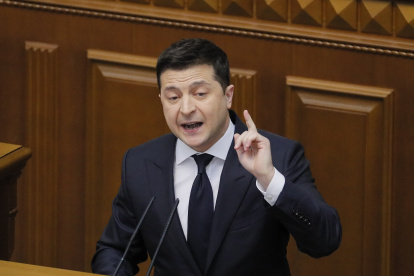 El presidente ucraniano, Volodimir Zelenski, en una imagen de archivo.