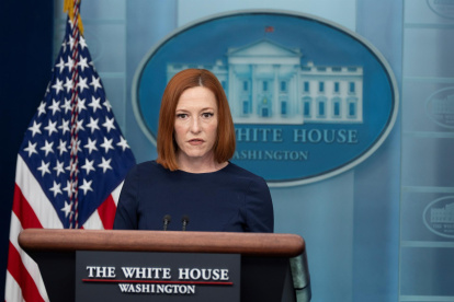 La portavoz de la Casa Blanca, Jen Psaki.