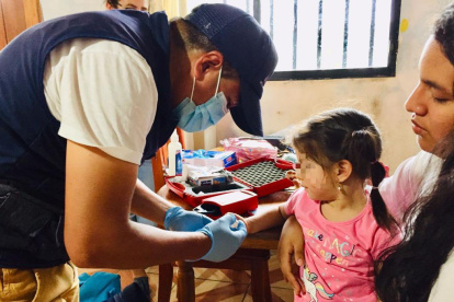 Salud. Las brigadas recogieron data nutricional de los niños.