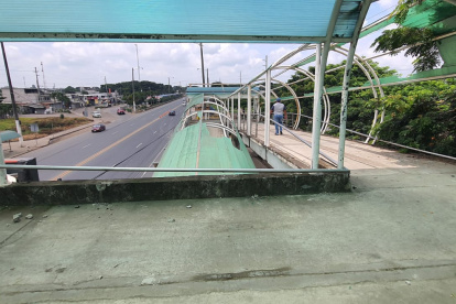 Estos son los daños que reporta el paso del kilómetro 24,5.