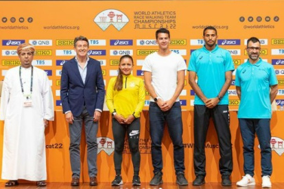 Glenda Morejón participó en la rueda de prensa oficial previa al inicio.