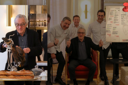 La comida exclusiva ha tenido lugar en el Mandarín Oriental Ritz, en concreto en la suite real del histórico hotel madrileño, inaugurado en 1910 y que hace ahora un año reabrió sus puertas tras su mayor reforma en 110 años.