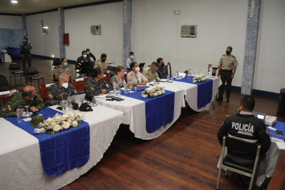 Autoridad. Una de las recientes actividades del Gobierno central contra la delincuencia organizada.