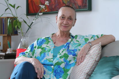 Marina Salvarezza, una actriz con casi cinco décadas de carrera teatral.