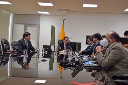 La primera reunión de la cuarta revisión al programa que mantiene Ecuador con el FMI.