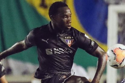 Luis Caicedo, defensa de Liga de Quito, pidió disculpas por lo dicho a los hinchas azucenas.