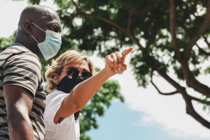 Figura. La alcaldesa durante una reciente aparición pública.