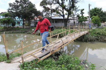 Los habitantes de La Aurora sufren algunos problemas