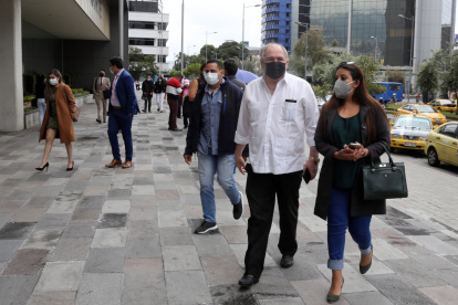 Diligencia. El año pasado el expresidente Abdalá Bucaram llegó el año pasado a Quito para una audiencia.