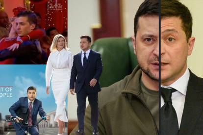 El presidente Volodímir Zelenski