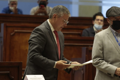 Riofrío estuvo el jueves pasado en la Comisión de Fiscalización de la Asamblea presentando descargos en el juicio político que se sigue en su contra.