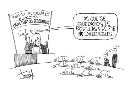 Sumisión total al líder.