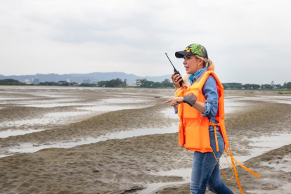 Presentación. Para anunciar el proyecto, la Prefecta visitó El Palmar