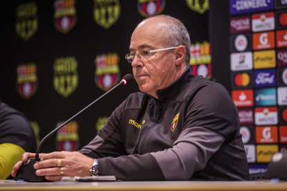 El entrenador de Barcelona Jorge Célico, se pronunció tras la eliminación.