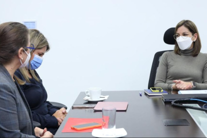 La ministra Garzón se reunió con representantes de hospitales y organizaciones involucradas en el proyecto.