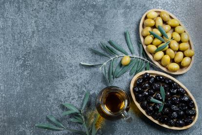 Las aceitunas negras son ideales para la repostería