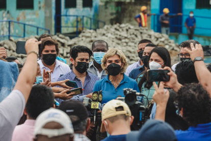 La alcaldesa Cynthia Viteri, en una reciente aparición pública.