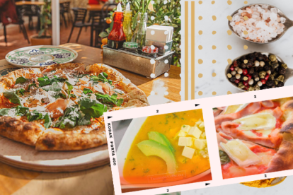 La pizza de Juanja , y locro de papas de Raymipampa