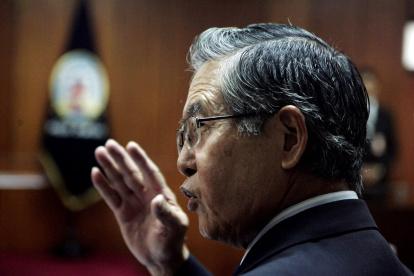 El expresidente peruano Alberto Fujimori, en una fotografía de archivo.