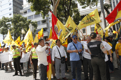 El partido Fuerza EC participó en las pasadas elecciones presidenciales con candidato propio a Carondelet.