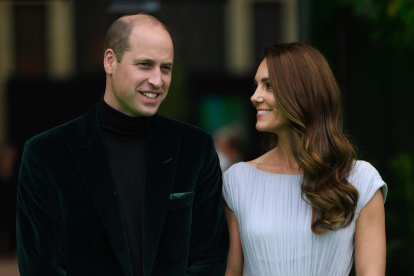 Los duques de Cambridge, Guillermo y Catalina, en una fotografía de archivo.