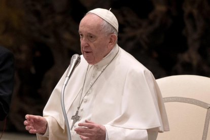 Imagen de archivo del Papa Francisco.