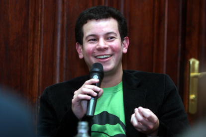 El escritor ecuatoriano Juan Fernando Andrade.