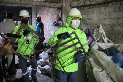 Diferentes elementos robados fueron decomisados durante un operativo.