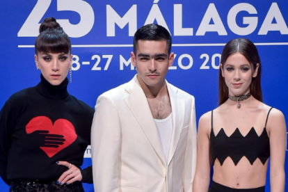 Claudia Salas, Omar Ayuso y Georgina Amorós fueron algunos de los actores que asistieron al Festival de Málaga.