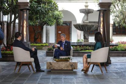 El presidente Lasso abordó varios temas de coyuntura en su espacio de entrevistas de los martes.