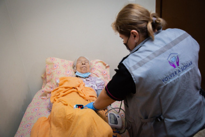 Estancia. La adulta mayor permanece en el albergue municipal Volver a Soñar.