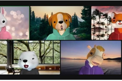 Por el momento, Zoom solo ofrece avatares de animales