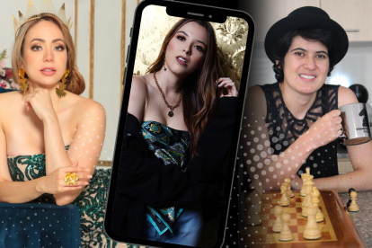 Susy Sacoto, Valerie Villalba y Carla Heredia.