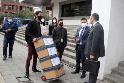 Defensa. Juan Pablo Albán, abogado de Luis Vaca, una de las posibles víctimas del delito.